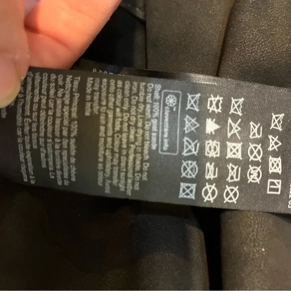 AllSaints Black Tarly Tassel GOAT Suede Fringe Shorts Cowboy rustic Sz 12 - Picture 5 of 8